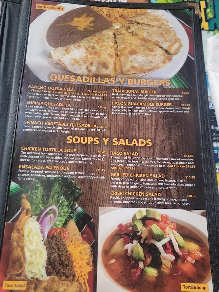 Rancho Grande Menu image 3